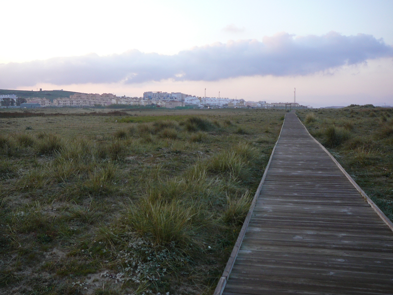 Tarifa - Puerto Ojén (province de Cádix) Cheminement sur la plage Parc naturel