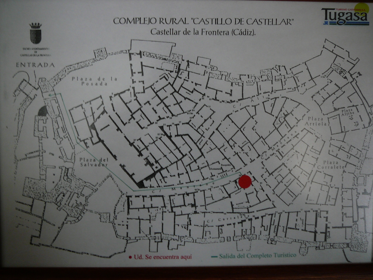 Los Barrios - Castellar (province de Cádix) Le plan du Castellar 