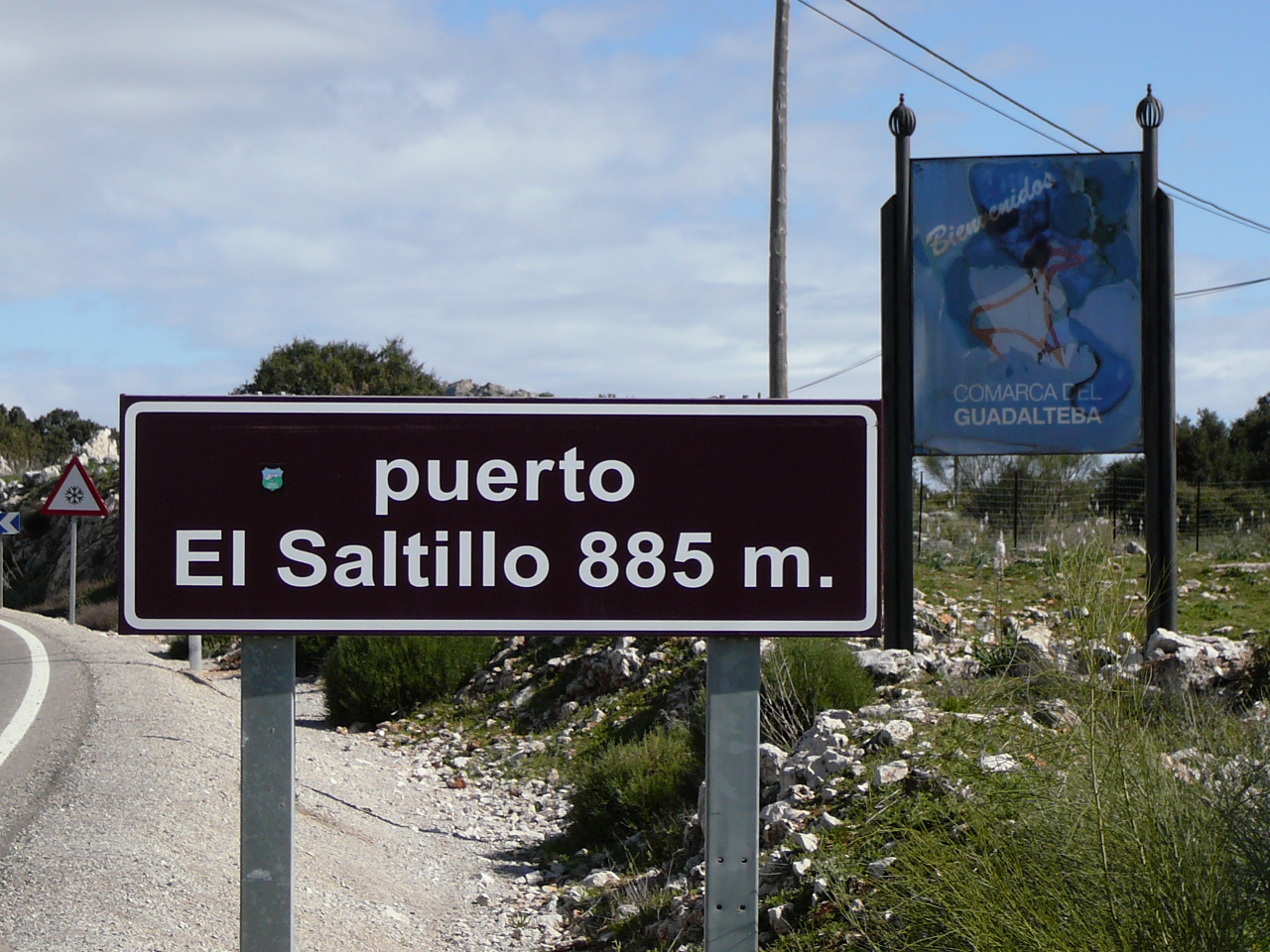 Ronda - Ardales (province de Málaga) Puerto El Saltillo Sur la route C-341