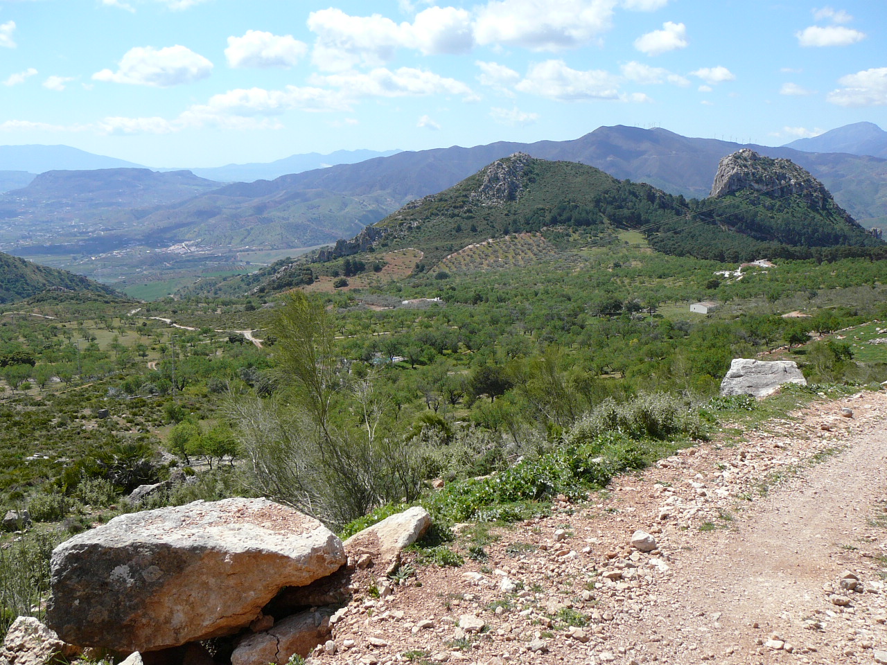 Ardales - Valle de Abdalajís (province de Málaga) Vue sur le parc naturel 